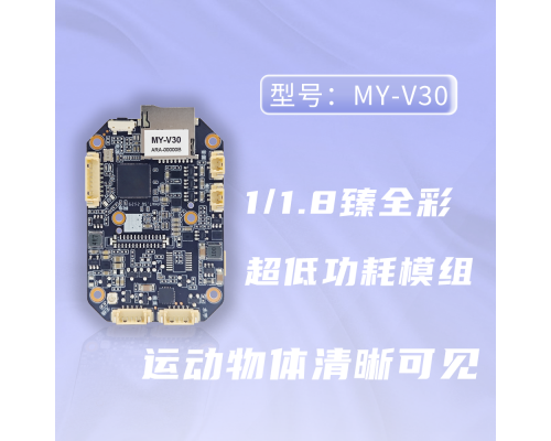 【新品发布】1/1.8臻全彩超低功耗模组——运动物体清晰可见